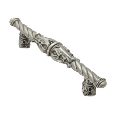 Acanthus pull Romanesque style with column base
