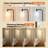 67" Floor Lamps for Living Room Bedroom, Gold Modern Standing Lamp with Remote Control & Foot Switch (Smart Bulb Included)