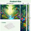6 panneaux paravents pliables Paravents multicolores Jungle tropicale colorée Cascade d'écrans Toile Séparateur de pièce Paravent de protection autoportant Cloison d'intimité-133757701-133757703