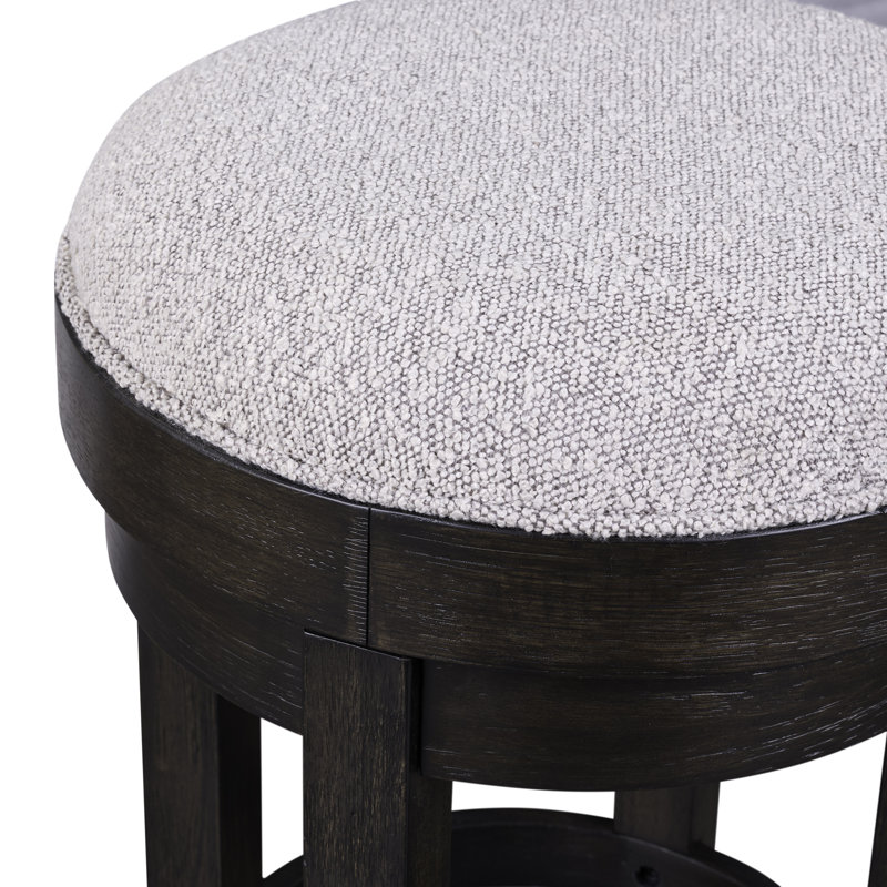Tabouret pivotant rembourré