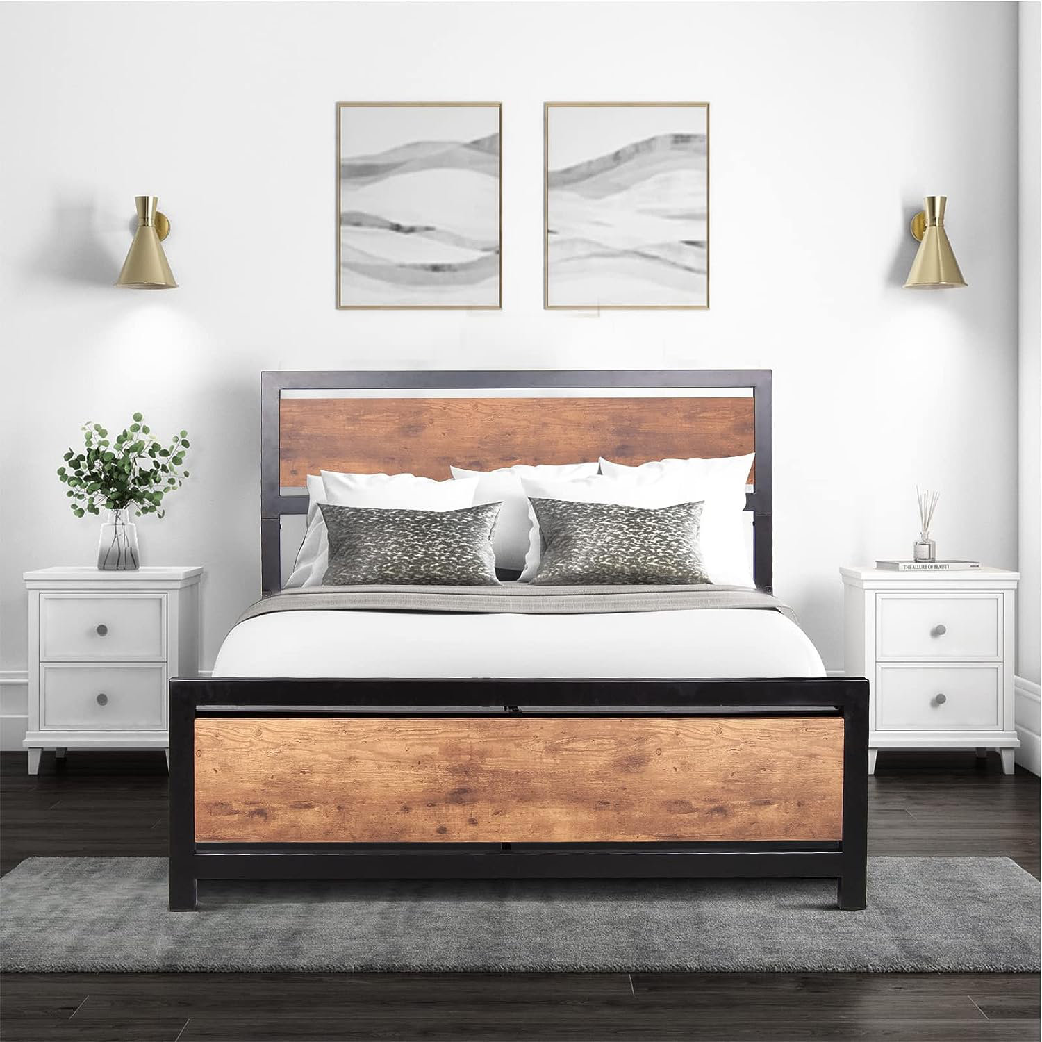 17 Stories Jayvone Metal Bed Wayfair