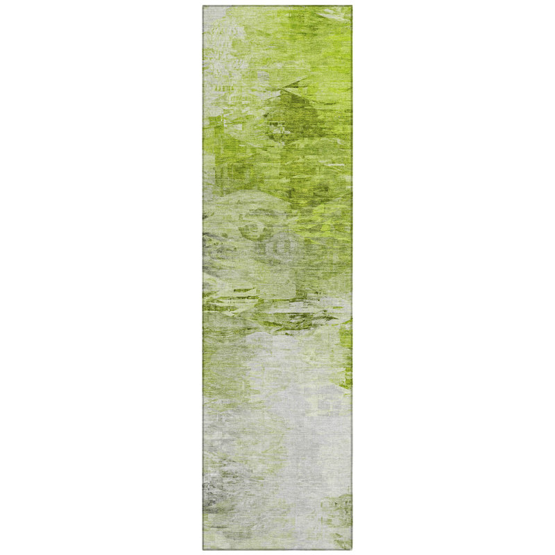 Khloei Washable Abstract Indoor / Outdoor Rug, Runner 2'3" x 7'6"