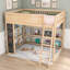 Lit mezzanine en bois avec éclairage DEL, panneau de tableau noir et tablettes-1094825876-1094825881