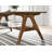 Rectangular Coffee Table with Manufactured Wood Table Topand Shelf