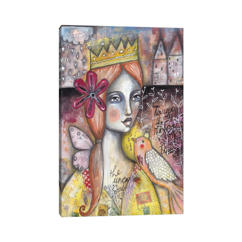 The Uncaged Soul by Tamara Laporte - Print on Canvas, 66.04 cm H x 45.72 cm W x 3.175 cm D, Wrapped Canvas