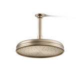 Traditional Round 10" Rainhead with Katalyst Air-Induction Spray, 2.5 Gpm