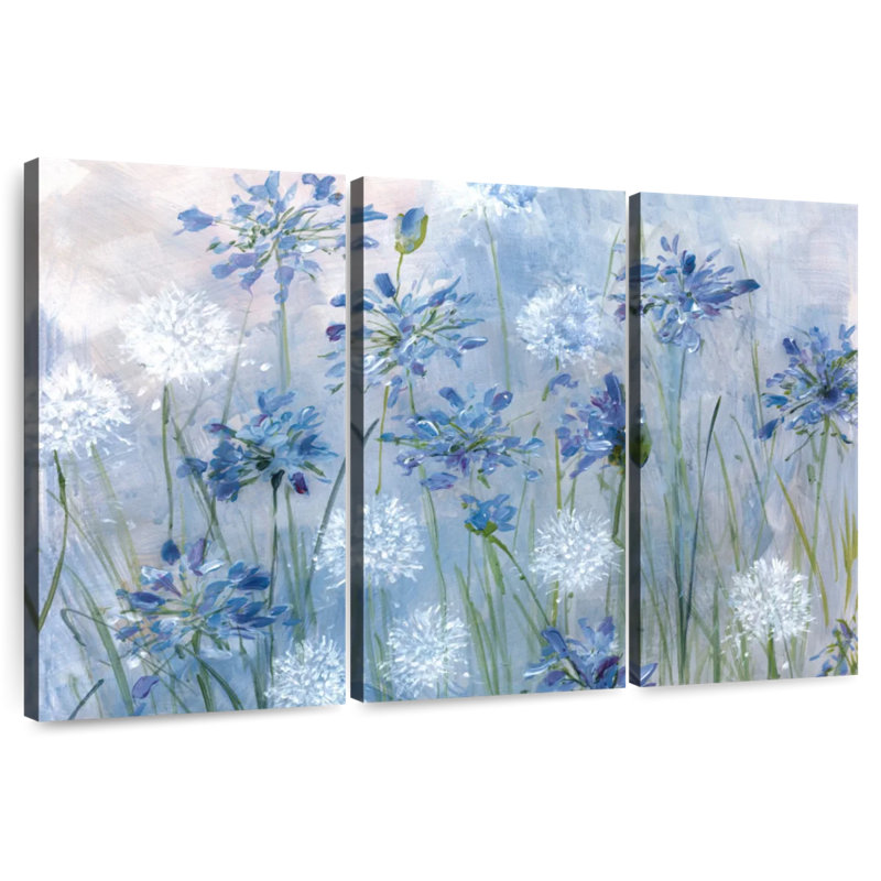 Harnek Dandelion And Agapanthus, 28" H x 45" W