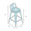 Tabouret de bar pivotant Pensacola-44179695-41670427-41670429