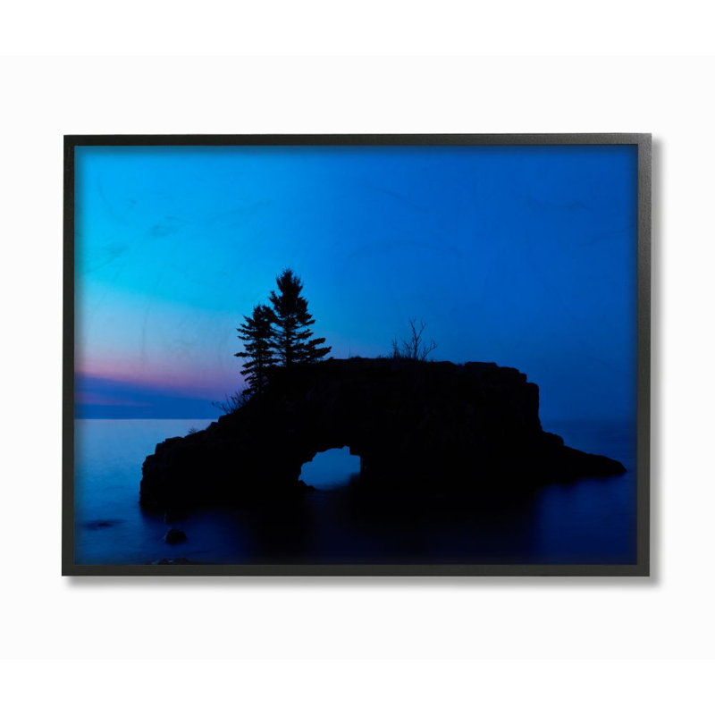 « lake blue purple landscape » par james mcloughlin-reproduction de photo, H 16 po x l 20 po x P 1,5 po