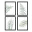 «Green Washed Out Forest Fern Palm Leaf», impression sur papier 4 pièces-93012029-93012030