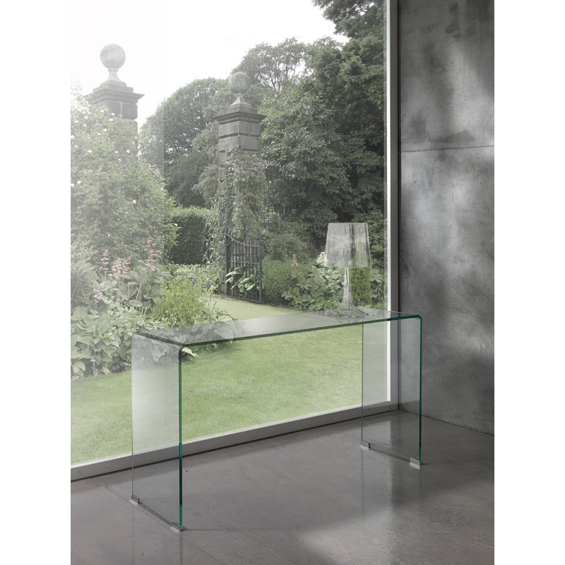 Holmestrand 85cm Glass Console Table