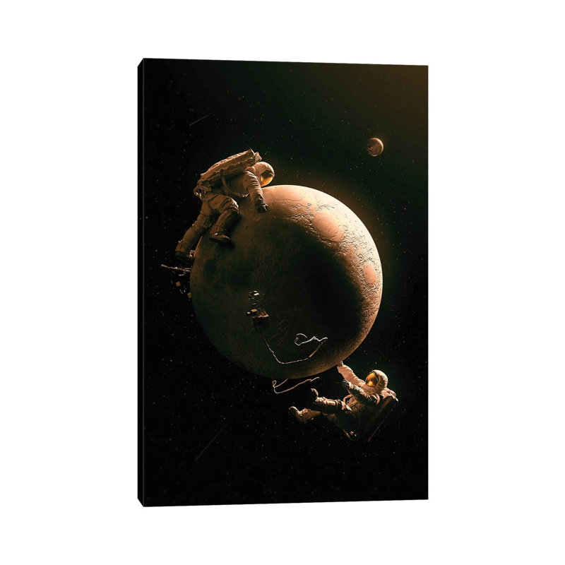 Gravity Play by Nicebleed - Print on Canvas, 30.48cm H x 20.32cm W x 1.91cm D, Wrapped Canvas