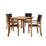 Pearl 5 Piece Sunbrella Dining Set