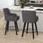 26''H Upholstered 360°Swivel Counter Height Bar Stools, Wood Legs Kitchen Island Chairs-2106507576-2106701522