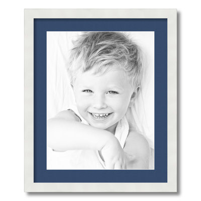 Wood Matte Picture Frame with Mat