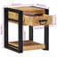 40cm W Iron Bedside Table