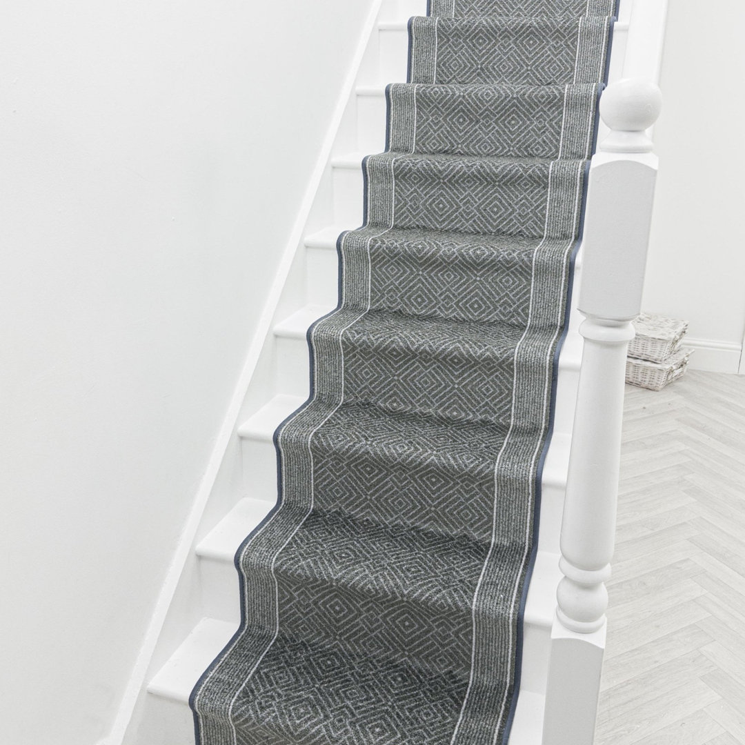 Walton Grey Stair Runner – Soft, Non-Slip & Durable Carpet for Stairs & Staircases, Multiple Lengths