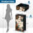 4 Drawer Dresser for Bedroom, Narrow Chest of Drawers, Wooden Top and Study Iron Frame 18"x37.5"-(WxH)