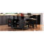 53inch Rolling Kitchen Island With Internal Storage Rack, 2 Lockable Wheels, Black For Bedroom Countertop, Door Storage, 3 Ac Outlets, Office-584717576