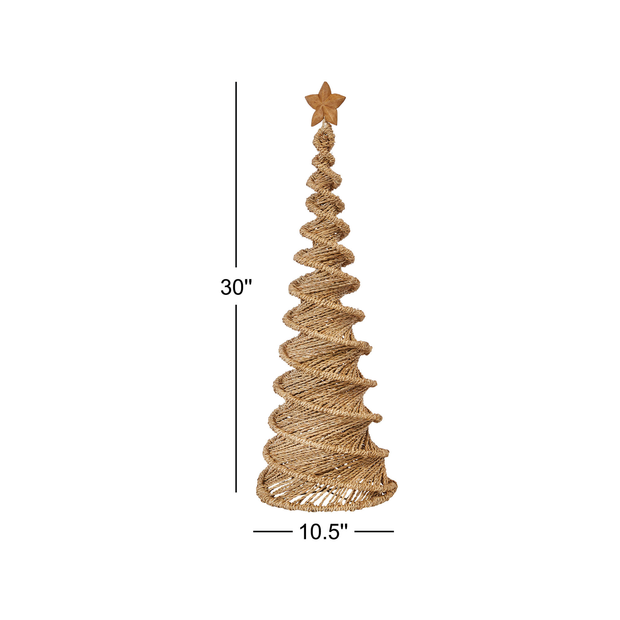 Handwoven Bankuan Spiral Cone Tree
