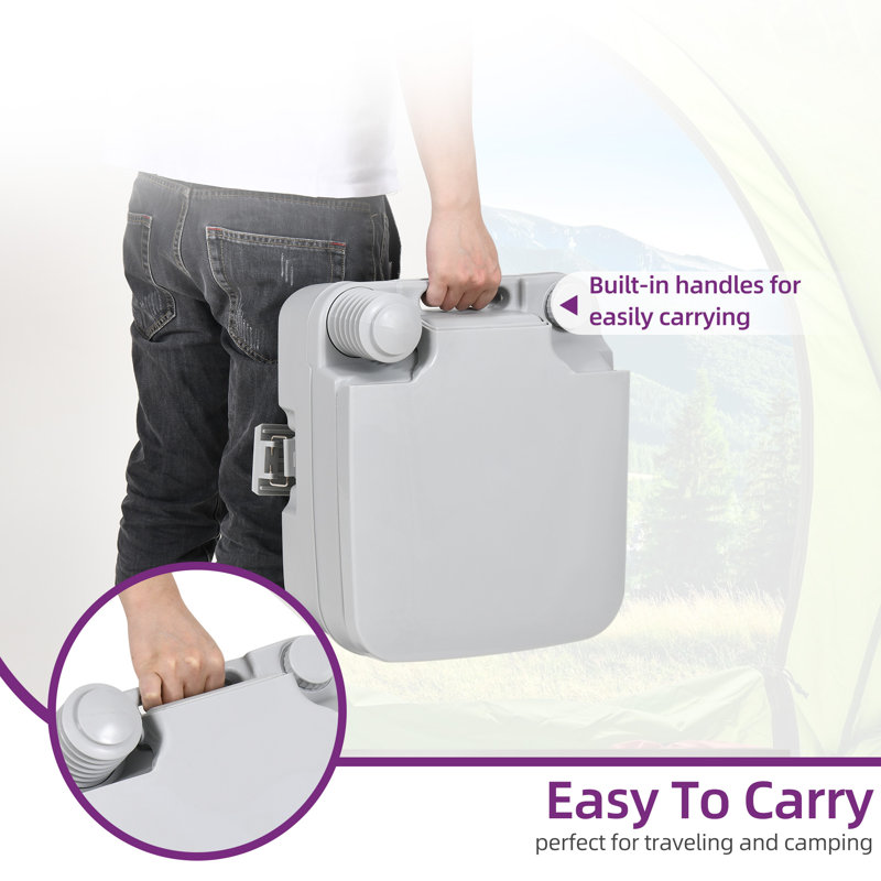 Toilette portative pour le camping