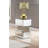 Aydan Glass Top End Table