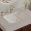 Meuble-lavabo autoportant en pierre frittée avec lavabo en céramique-1254183259