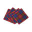 Tartan Cotton Sateen Cocktail Napkins-1070698614
