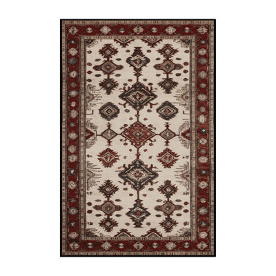Tapis turc noir lavable à la machine