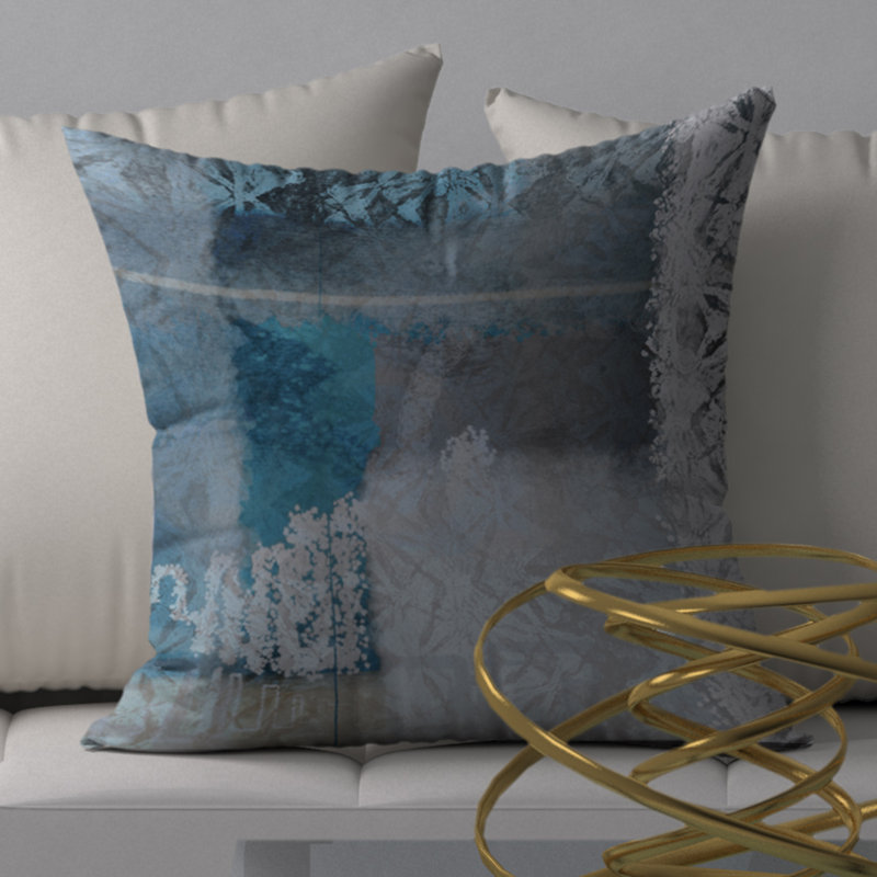 Housse de coussin carrée leads Wealth, H 18 po x l 18 po