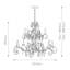Elson 15 - Light Candle Style Chandelier