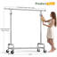 Bonville Adjustable Rolling Clothing Rack