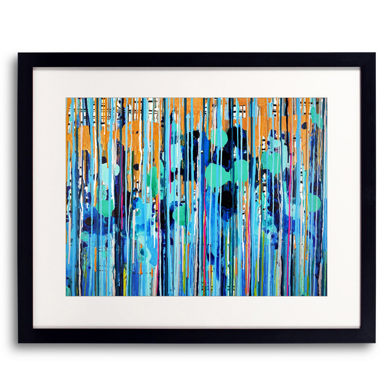 Raindrops On Roses II par Kari Souders, H 17,25 po x l 21,25 po x P 0,875 po
