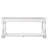 63Inch Long Wood Console Table With 3 Drawers And 1 Bottom Shelf For Entryway Hallway Easy Assembly Extra-Thick Sofa Table-1104347737
