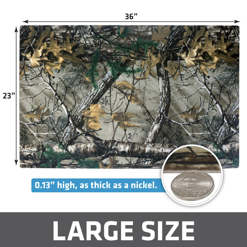 Realtree Camouflage Waterproof Dog Crate Mat Liner, 27" x 42"