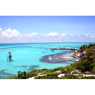 Caribbean On Sunny Day by Spanishalex - Wrapped Canvas Print