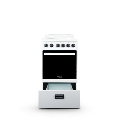 Premium Levella 20" 2.2 Cubic Feet Electric Free Standing Range with Radiant Cooktop