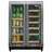 Allavino Reserva Series 24" Wide Two Door Stainless Steel Wine Refrigerator/Beverage Center with Wood Front Shelves