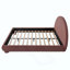 Lit plateforme en tissu bouclé Boucle-994584957-994584958