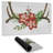 Deer horns and pink flowers - 14.00"x24.25" Desk mat