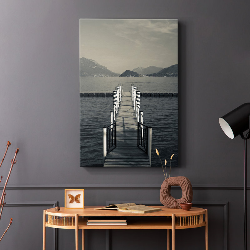 Dock View -Gallery Wrapped Cavas, 12" H x 8" W