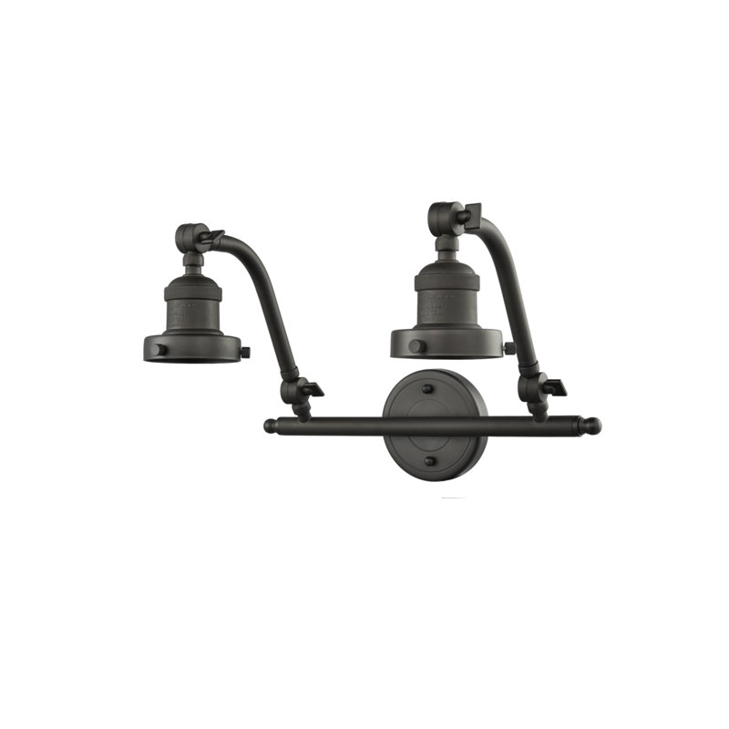Keefe 2 - Light Dimmable Vanity Light, Oil Rubbed Bronze
