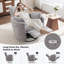 Fauteuil inclinable électrique de luxe à bascule pivotant avec coussin réglable pour un confort ultime-1396570731