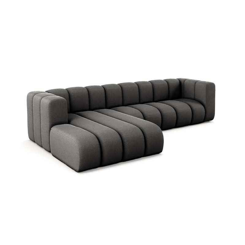 3 Seater Velvet Sectional