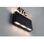 Black/White 3.7cm H Solar Powered Integrated LED Outdoor Ceiling Light with Dusk to Dawn