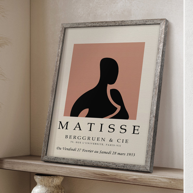 Matisse XLIII Framed Print Framed Print - Solid Wood, H 11 po x l 9 po