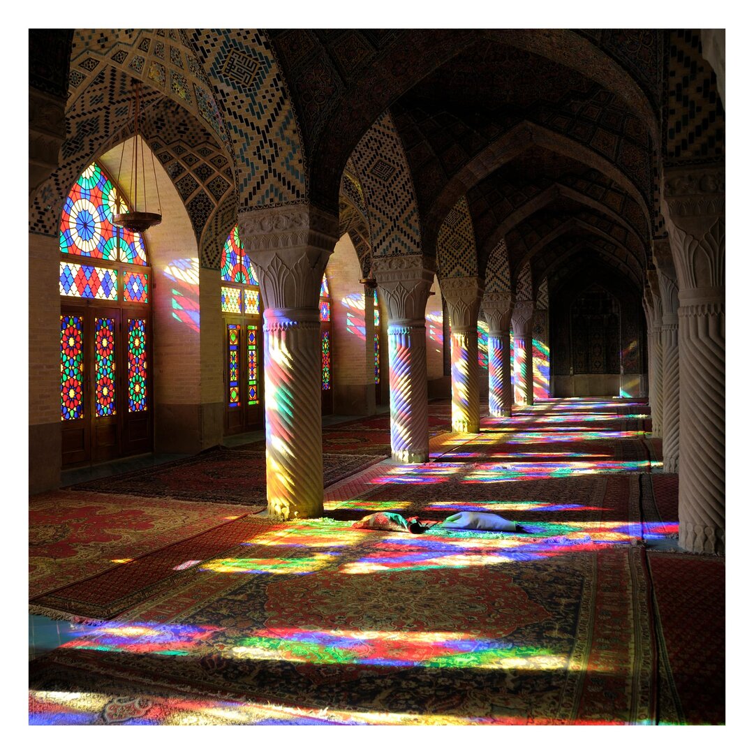 Strukturierte Fototapete Lights in the Mosque 3,36 m x 336 cm