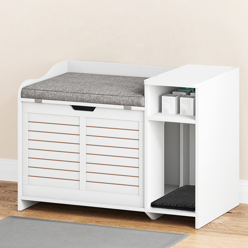 Litter Box Enclosure, White