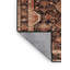 Tapis brun lavable à la machine