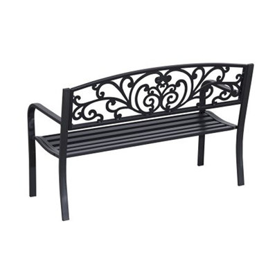 Banc d'extérieur thermolaqué Carennac